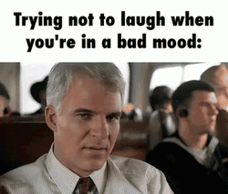 Steve Martin Trying Not To Laugh