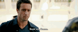 Steve Mc Garett Walking Book It Danno GIF