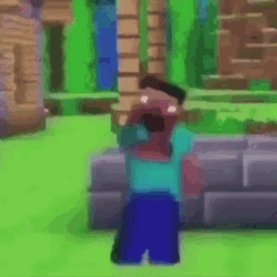 Steve Minecraft Table Top GIF