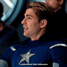 Steve Rogers Captain America Sarcastic Joke Meme GIF