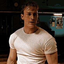Steve Rogers Chris Evans Boxing Catching Breath GIF