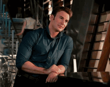 Steve Rogers Chris Evans Captain America Yes Nod  GIF
