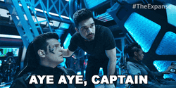 Steven Strait Aye Aye In Space Ship GIF