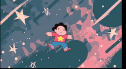Steven Universe Falling Off A Planet GIF