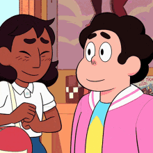 Steven Universe Getting Kissed GIF