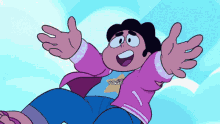 Steven Universe Welcoming Members To Cartoon Isle GIF