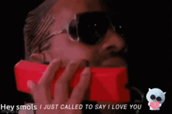 Stevie Wonder Hey Smols I Just Called GIF