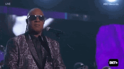 Stevie Wonder Shaking Head GIF