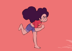 Stevonnie Woman Marathon Running GIF