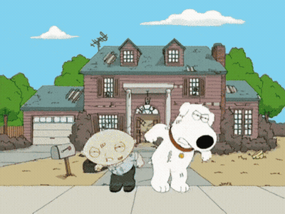 Stewie And Brian Family Guy Standing GIF