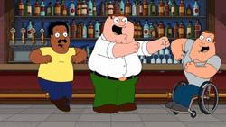 Stewie Father Peter Griffin Dancing With Other Guys GIF