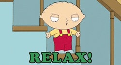 Stewie Griffin And Aaron Rodgers Relax GIF