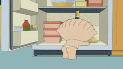 Stewie Griffin Holding Wine Bottle GIF