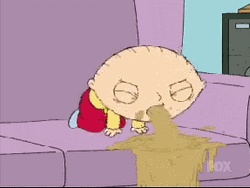 Stewie Griffin Puking GIF