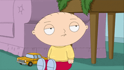 Stewie Griffin Rolls Eyes GIF
