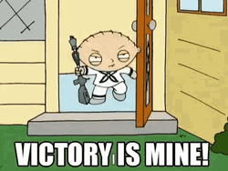 Stewie Griffin Victory Is Mine GIF