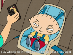 Stewie Play Wheels On The Bus GIF