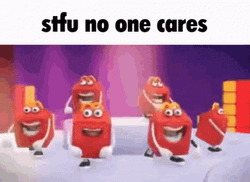 Stfu No One Cares McDonald's Dancing GIF