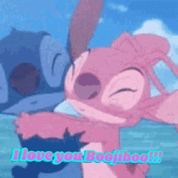 Stich And Angel I Love You GIF