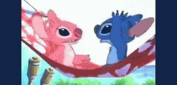 Stich And Angel Tight Hugs GIF