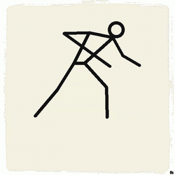 Stick Figure Fun And Crazy Jungle Graphics GIF