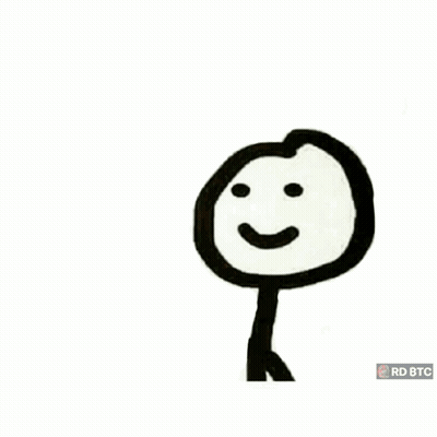 Stick Figure Holding Brain Saying Hey You Drop This GIF
