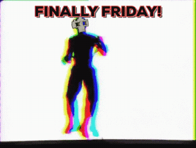 Stick Figure Saying Good Morning Happy Friday GIF