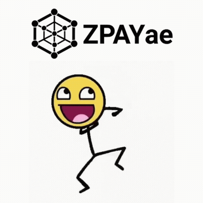 Stick Figure Smiley Face With Zpayae Behind GIF