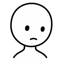 Stick Figure Surprised Shocked Sticker