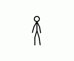 Stick Figure The End GIF