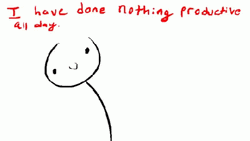 Stick Figure Unproductive GIF