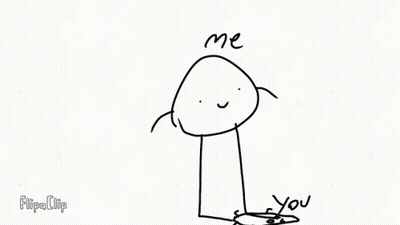 Stick Figure With Me And You GIF