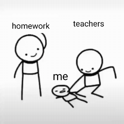 Stick Figures Homework And Teachers GIF
