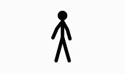 Stick Figures With Arms Outstretched GIF