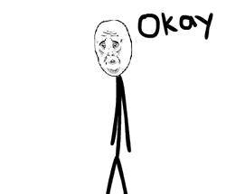 Stick Man Is Not Feeling Okay GIF