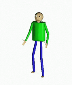 Stick Man Right Foot Creep GIF