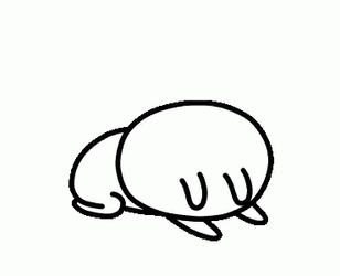 Sticker Bunny Banging Head On Desk GIF
