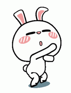 Sticker Bunny Dancing Feels GIF