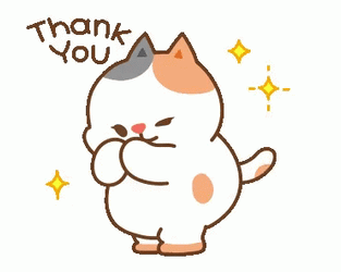 Sticker Cat Taking A Bow GIF