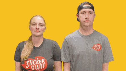 Stickergiant Awkward GIF