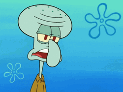 Sticking Tongue Out Funny Squidward