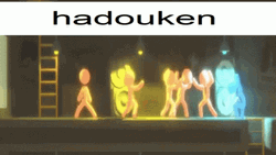 Stickman Animations Hadouken GIF