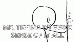 Stickman Banging Head Against The Wall GIF