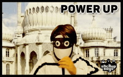 Stickup Boys Poster Masked Man In Front Of Building GIF