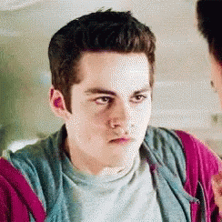 Stiles Stilinski Having Itchy Nose GIF