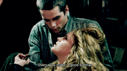 Stiles Stilinski Helping A Girl GIF