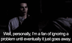 Stiles Stilinski Talking With Gestures GIF