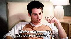 Stiles Stilinski Thinking And Speaking GIF