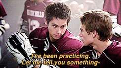 Stiles Stilinski Wearing Sportswear GIF
