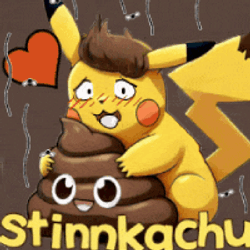Stinkachu Poop GIF